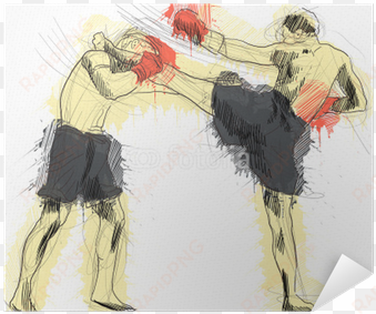 muay thai - painting