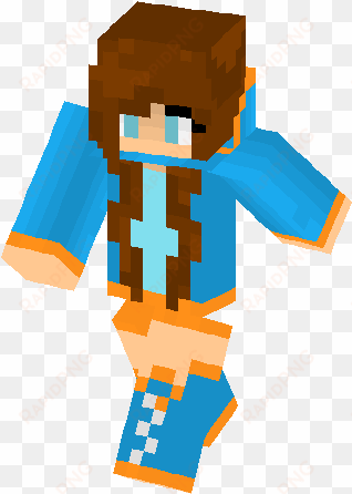 mudkip girl skin - minecraft mudkip girl