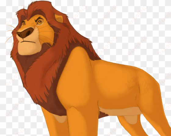 mufasa png picture - lion king mufasa png