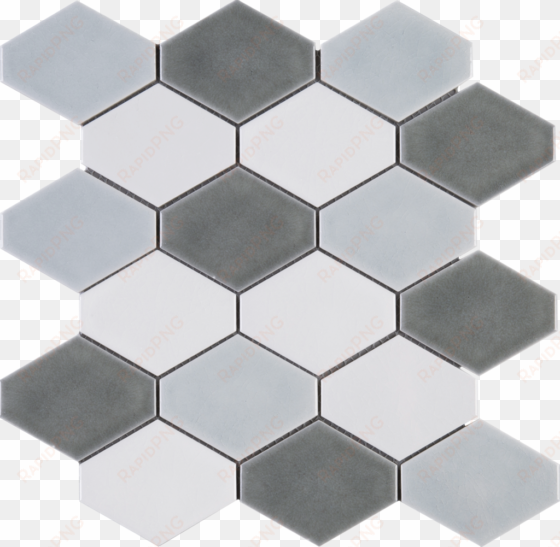 multile- handmade diamond shape grey ceramic mosaic - tile