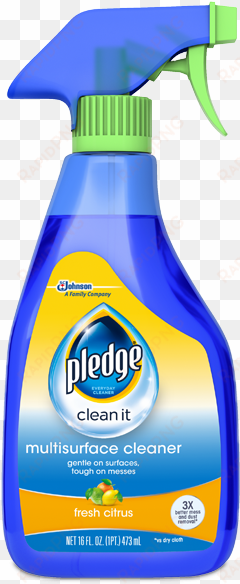 multisurface cleaner trigger - pledge cleaning products