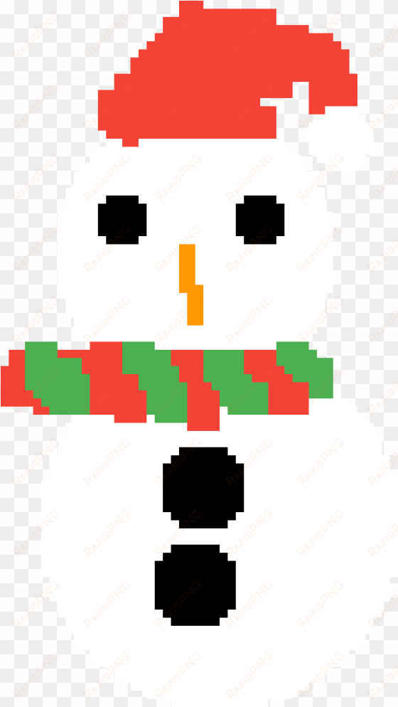 muñeco de nieve con gorro de navidad - cartoon