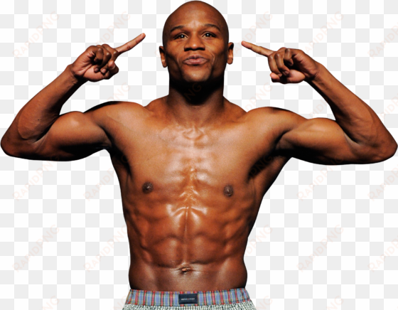 muscle png - floyd mayweather white background