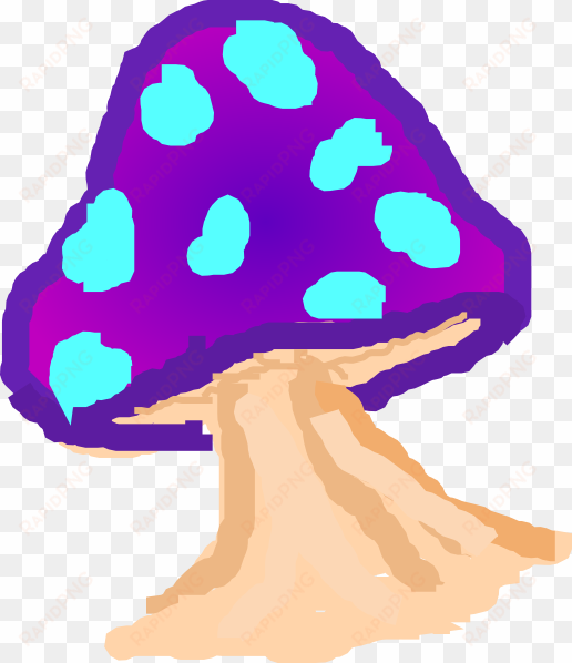 mushroom clipart purple mushroom - purple mushroom clipart transparent