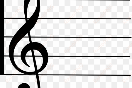 Music Blank K Pictures Full Hq Clip - Treble Clef transparent png image