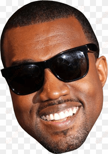 music stars - kanye west face png