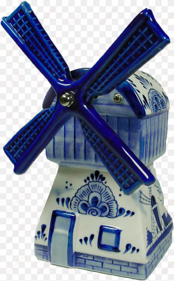 muziek molen delftsblauw delft windmill with music - windmill