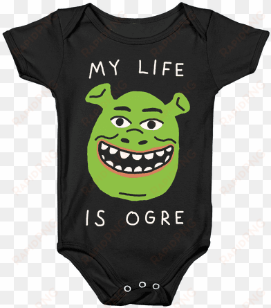 my life is ogre baby onesy - my hero academia baby outfit