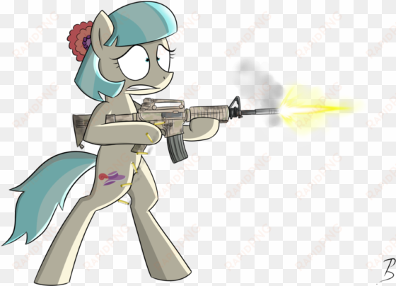 my little pony clipart gun png - mlp ponies with guns