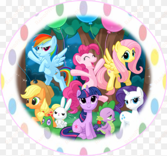 My Little Pony Edible Image Cake Topper Icing Decoration - Little Pony Friendship Is Magic transparent png image