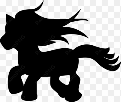 my little pony horse silhouette drawing - pony silhouette
