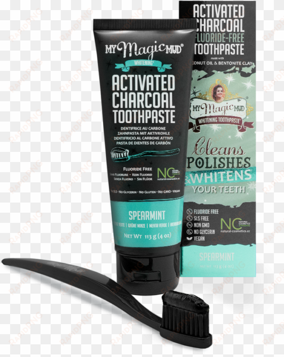 my magic mud activated charcoal toothpaste spearmint