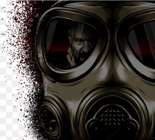 my main inspiration of this design is from the great - guy with gas mask png