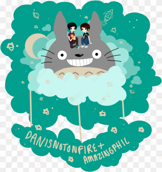 my neighbor totoro full hd wallpaper and background - dan and phil prints