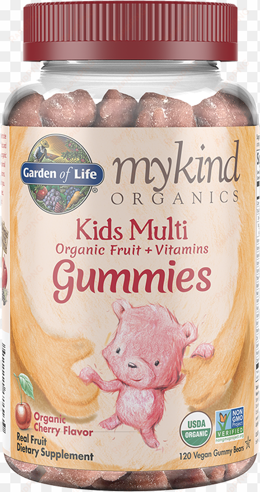 mykind organics kids multi gummies organic cherry - garden of life multi kids