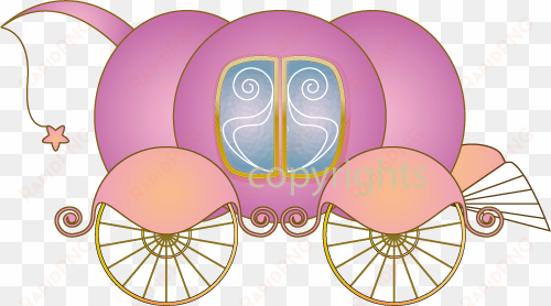 mystic castle vector design illustrator vector princess - carriage