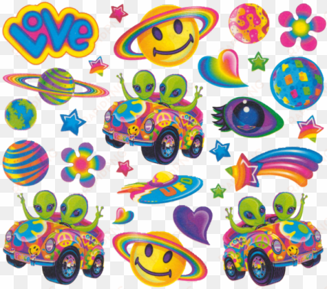 n1ghtcrawlers - lisa frank stickers png