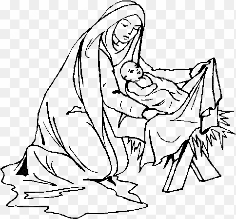 nacimiento de jesus dibujo