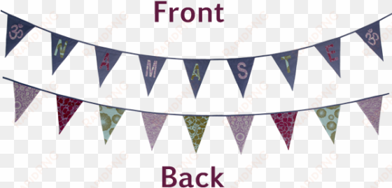 namaste bunting flag banner - party