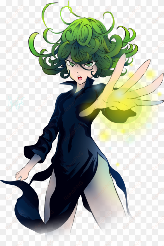 naruto vs tornado - one punch man tatsumaki art