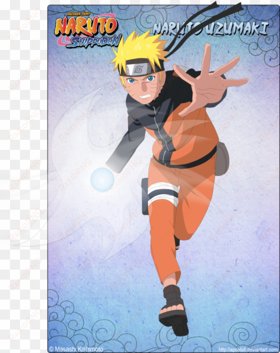 naruto with a rasengan by apostoll