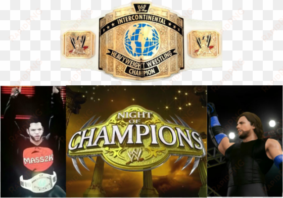 nate vs eric for intercontinental title in a tlc match - wwe night of champions