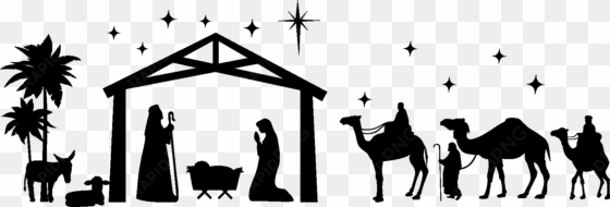 nativity wall quotes - manger png