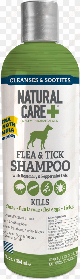 natural care flea and tick shampoo for dogs, 12 oz - natural care flea and tick spray 6 ounce