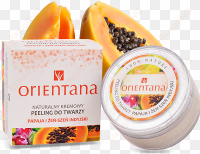 natural cream face scrub papaya & indian ginseng - papaya scrub for face