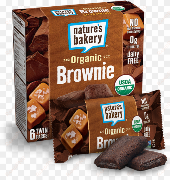 nature's bakery brownie salted caramel