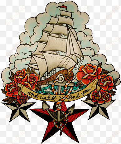 nautical star tattoos clipart traditional - tattoo