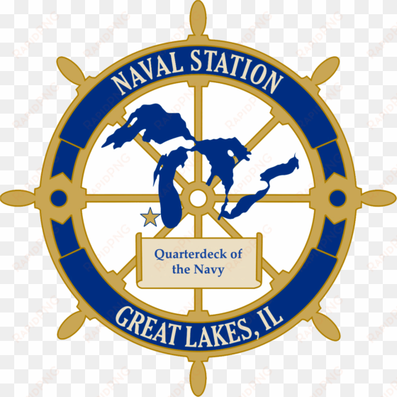 naval station great lakes wikipedia - naval station great lakes logo