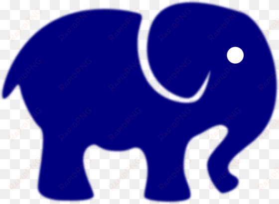 navy blue elephant clip art