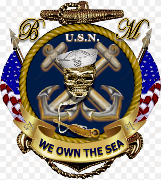 Navy Decor Us Navy Quotes, Navy Military, Military - Navy Boatswain's Mate Logo transparent png image