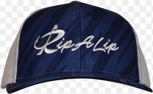 navy streak w/white mesh back rip a lip cap - baseball cap