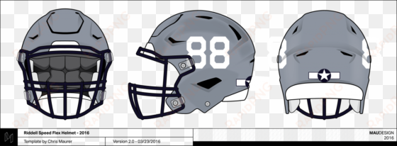 navyhazegreyhelmet - riddell speedflex custom varsity custom football helmet
