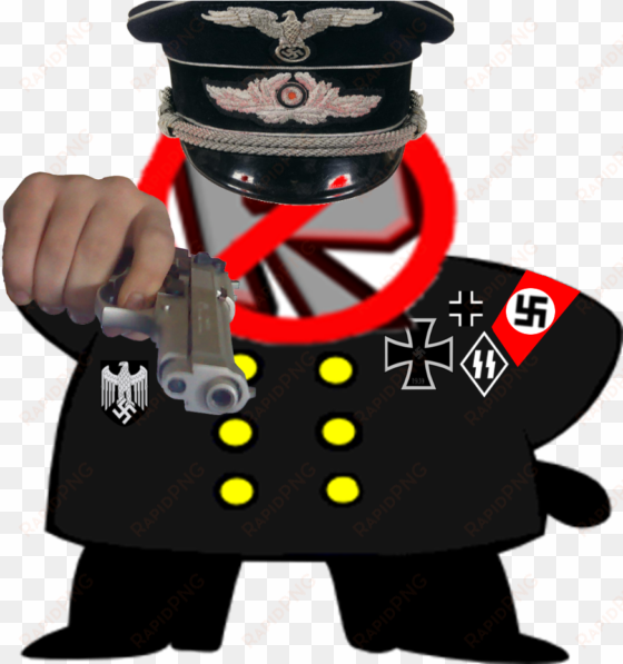 nazi officer become ss - security guard clipart png