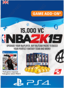 nba 2k19 15,000 vc for playstation - nba 2k19 15000 vc