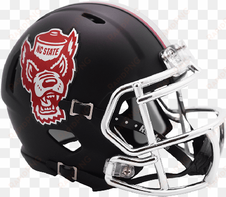 nc state black football helmet