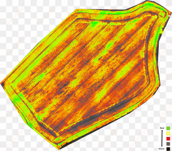 ndvi processed single camera image - illustration