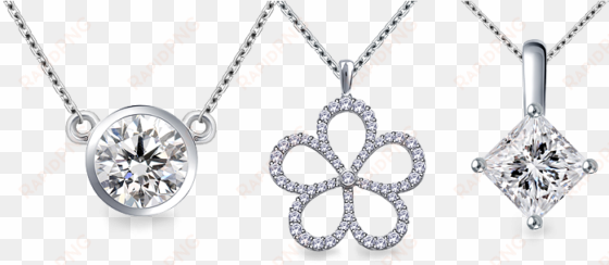 necklaces & pendants - 0.25 cttw. 18k yellow gold round cut diamond solitaire