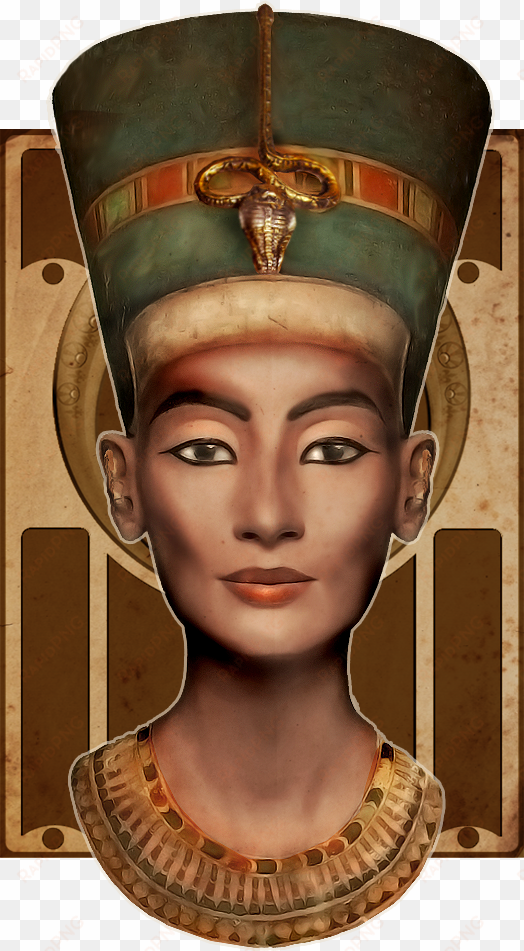 nefertiti digirestoration by ~ciro1984 on deviantart - egyptian goddess nefertiti