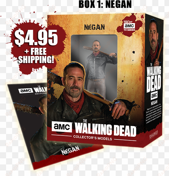 negan rick grimes - diamond select 'the walking dead' daryl dixon