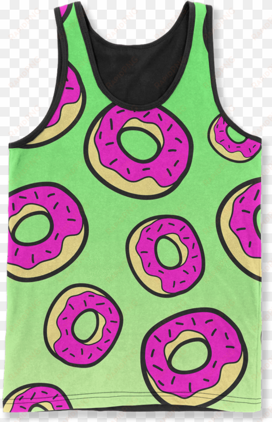 neon donuts - vest