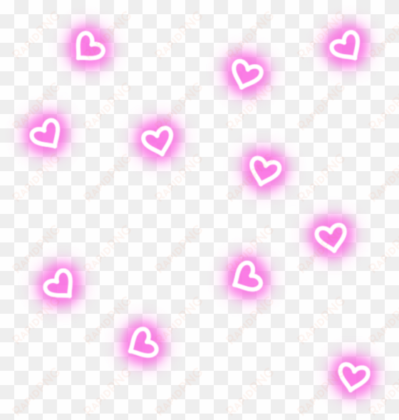 Neon Hearts Neonlights Neonhearts Pattern Pink - Fondos De Camila Cabello transparent png image