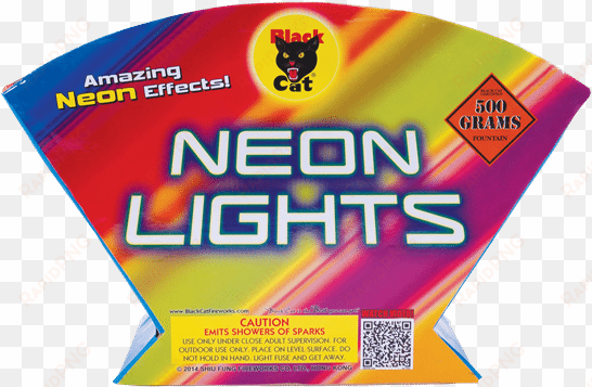 Neon Lights Bc - Black Cat Fireworks transparent png image