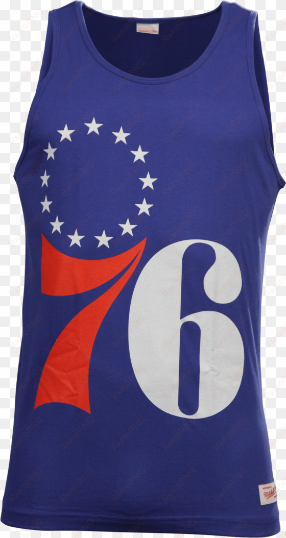 ness philadelphia 76ers men's team logo singlet - fondo social europeo