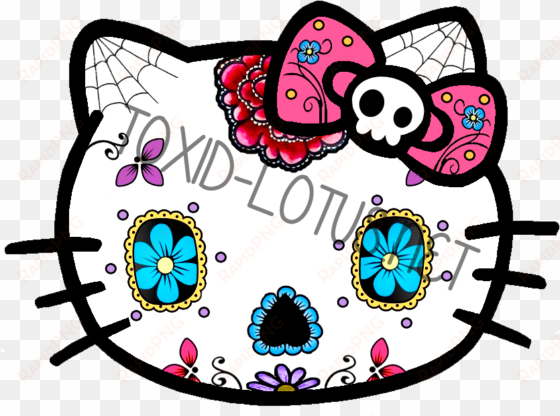 net » hello kitty sugar skull & zombie - hello kitty iphone x