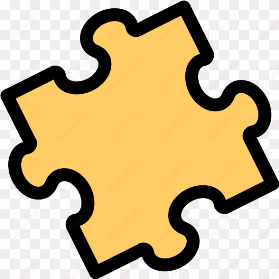 never ending jigsaw puzzle piece clipart png for web