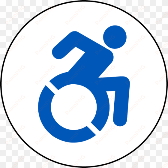 new accessible symbol - new handicap symbol